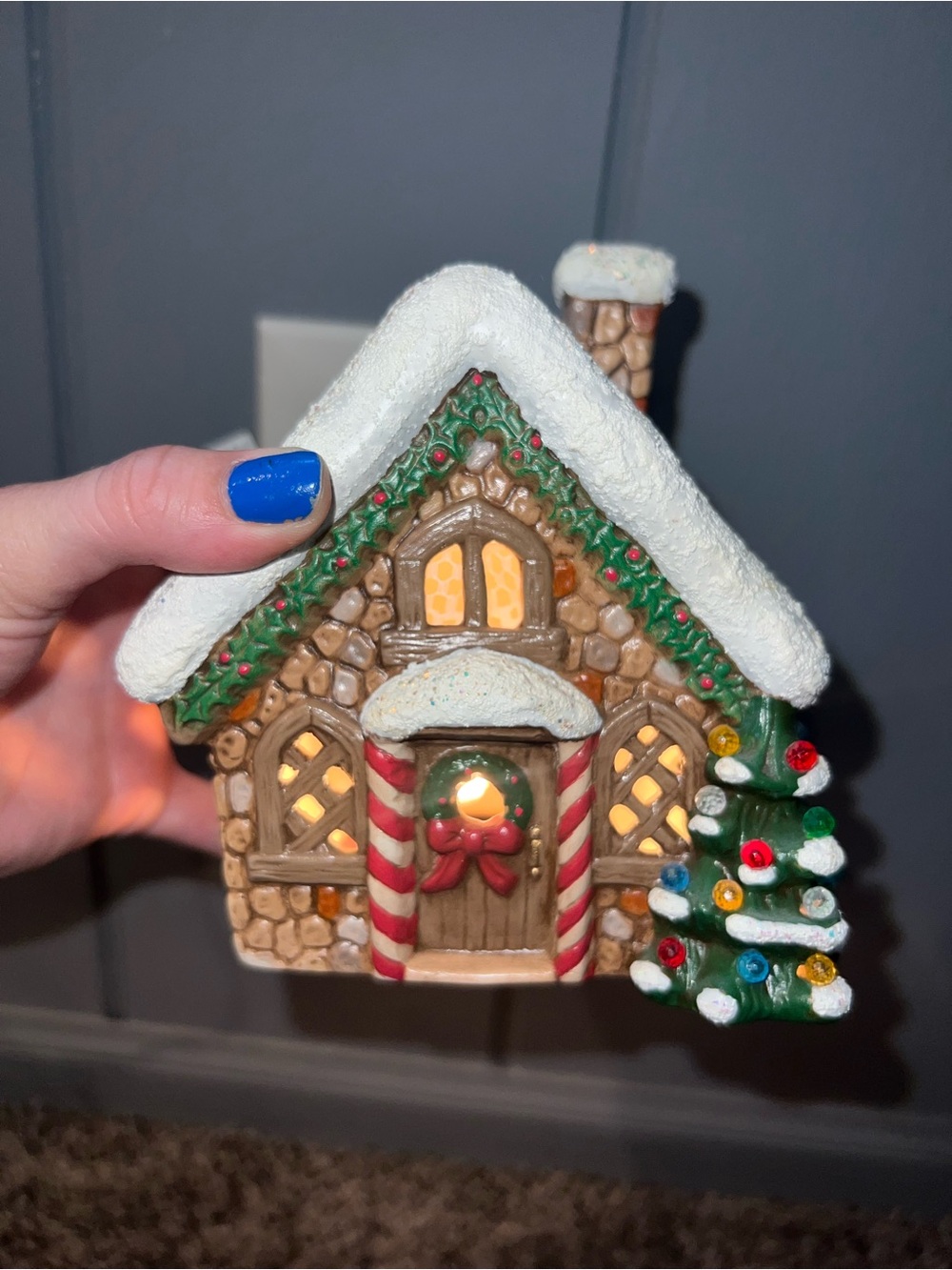 Scioto Ceramic Mold Light-Up Christmas Holiday Home